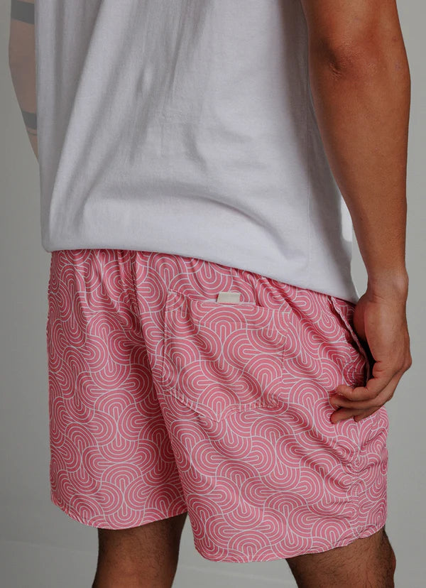 Short Praia Estampado com Elastano