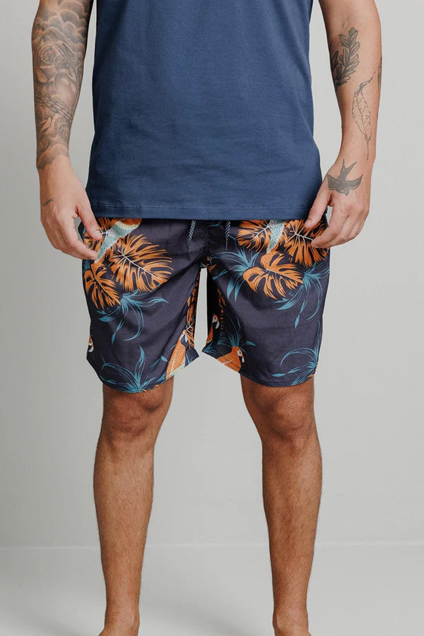 Short Praia Estampado com Elastano