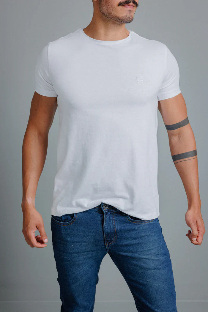 Calça Jeans Slim Megaflex com Elastano Garcez