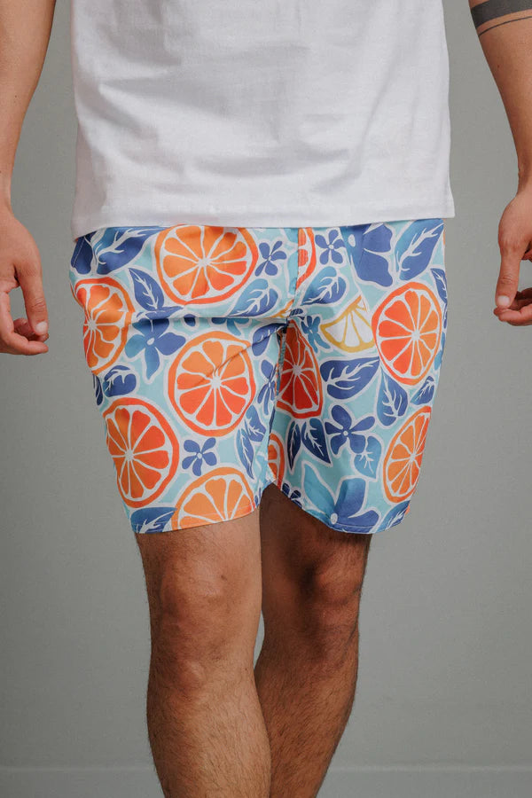 Short Praia Estampado com Elastano