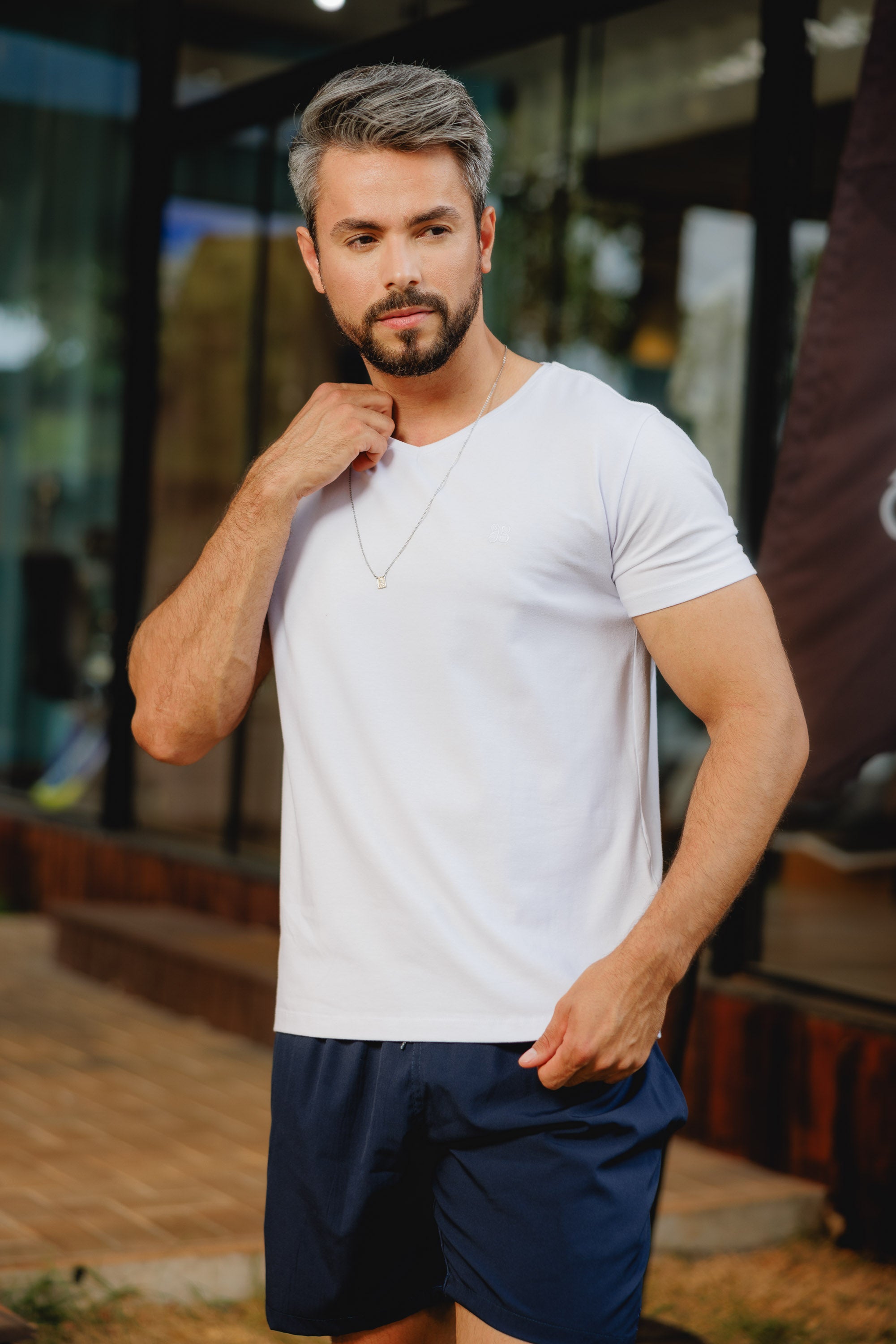 Short Praia Liso Gold