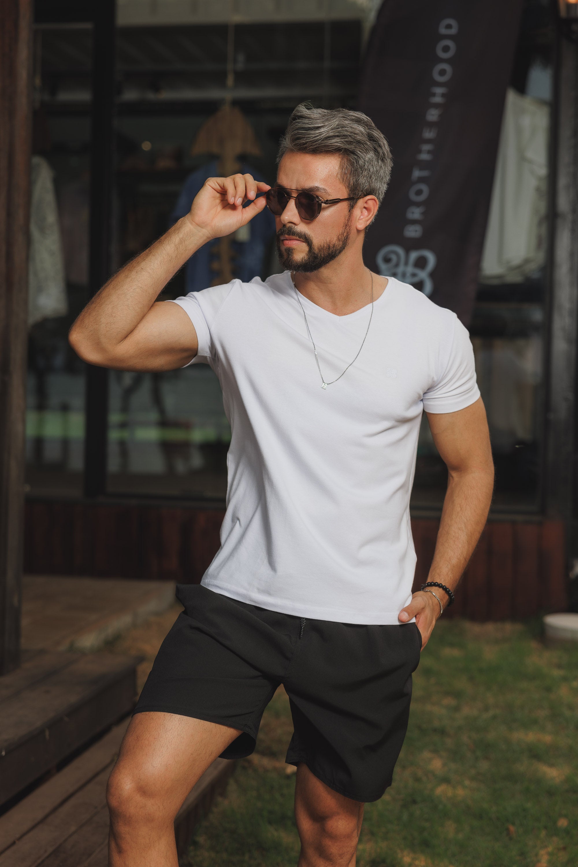 Camiseta Prime Cotton Blend Gola V