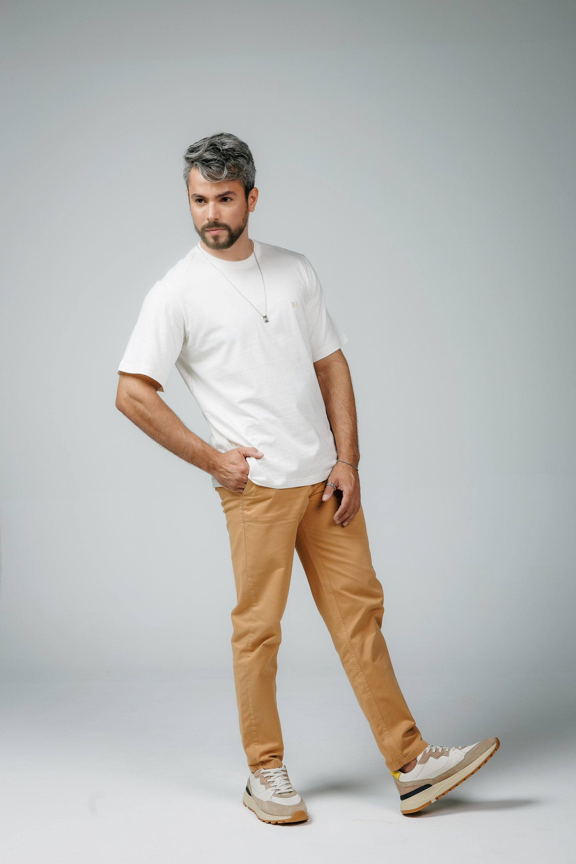 Calça Alfaiataria Sarja Slim