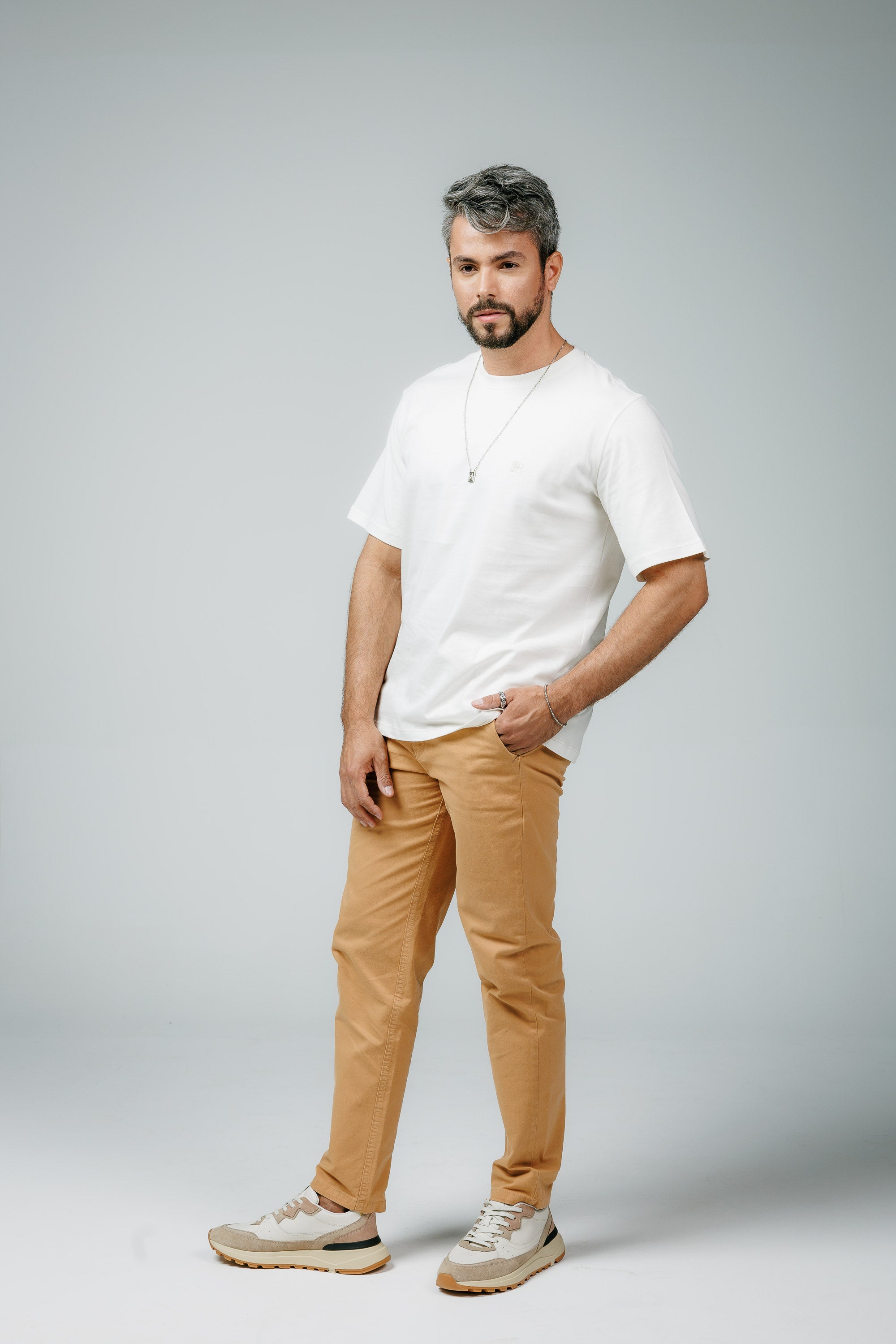 Calça Alfaiataria Sarja Slim