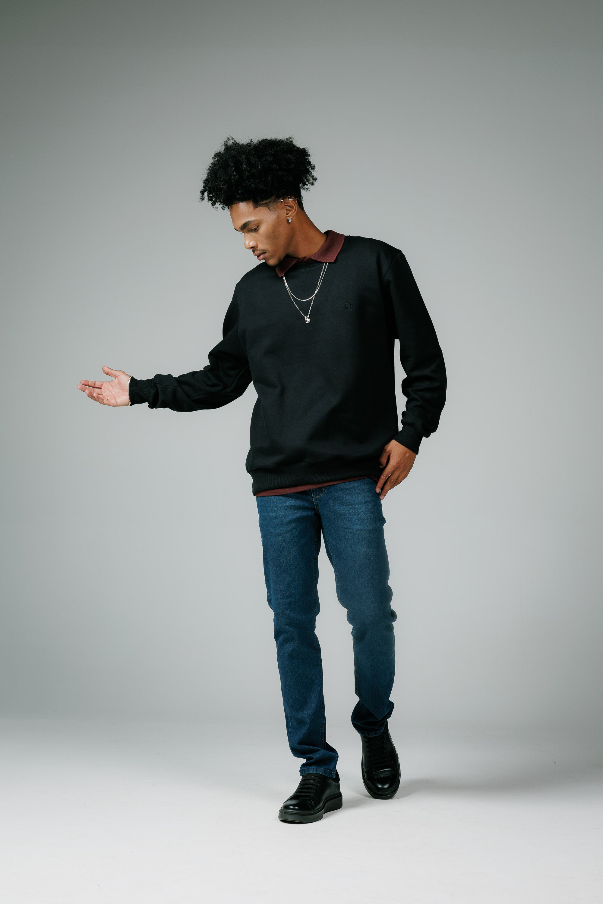 Moletom Brand Básico Felpado 2 Cabos