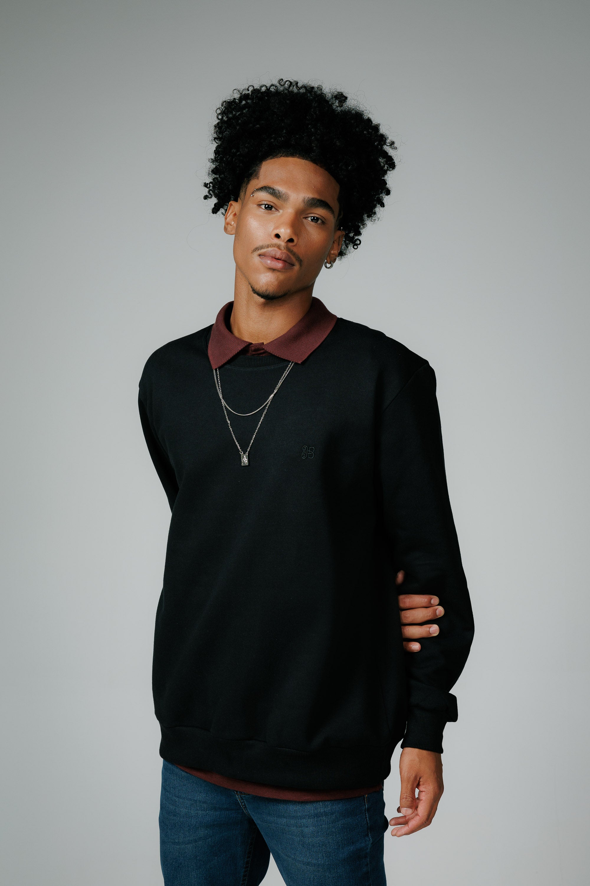 Moletom Brand Básico Felpado 2 Cabos