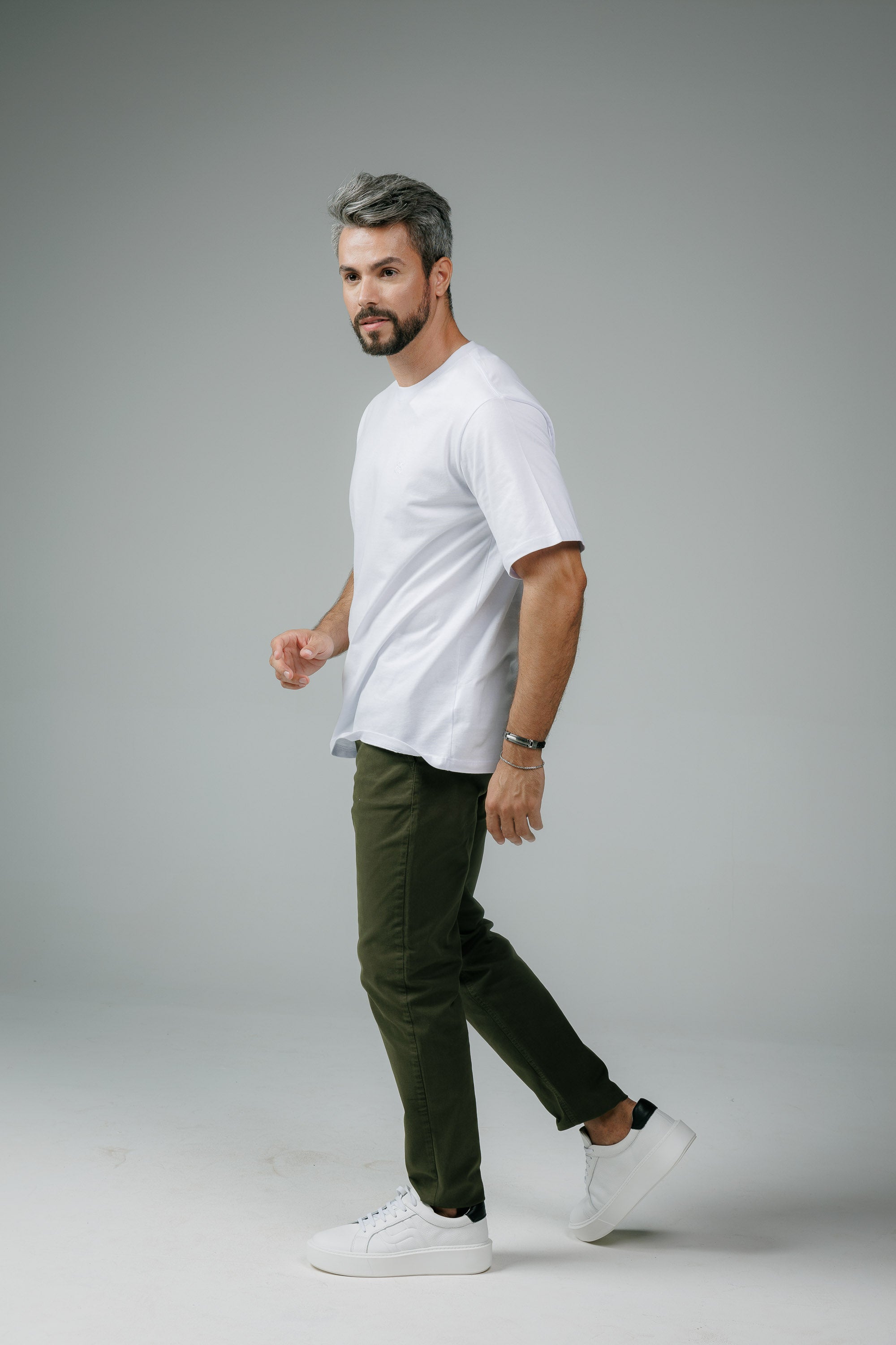 Calça Alfaiataria Sarja Slim