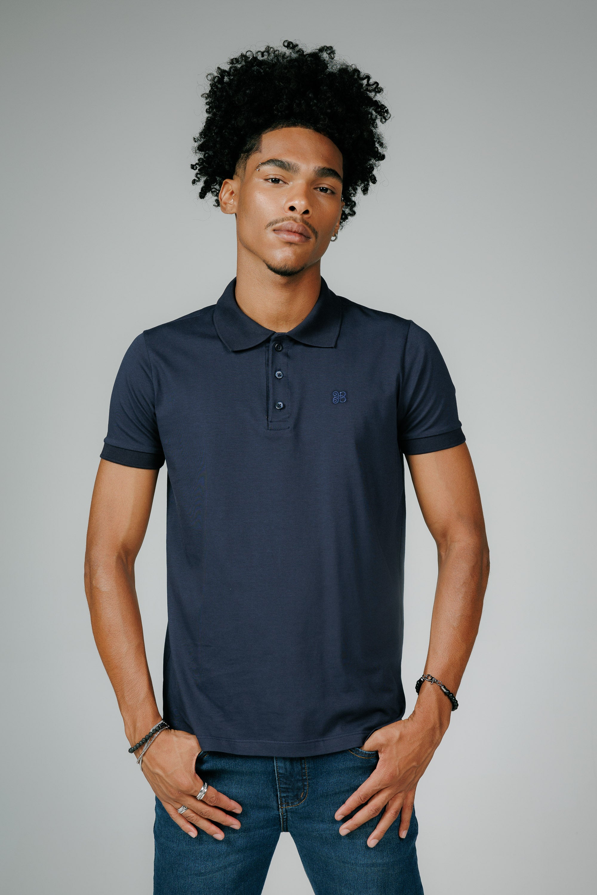 Polo Cotton Pima com Elastano Lisa