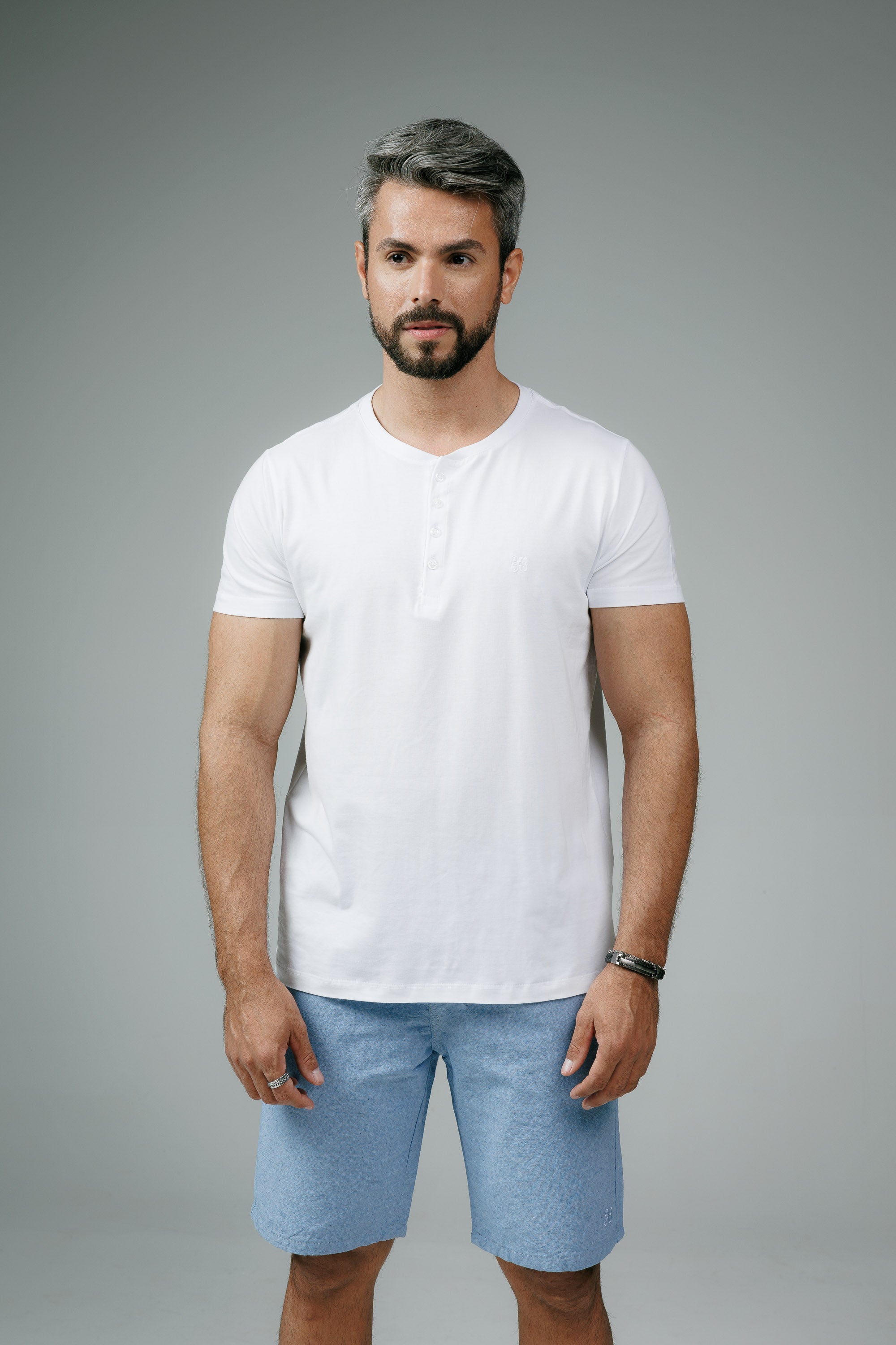 Camiseta Henley Egipcio Gola Padre