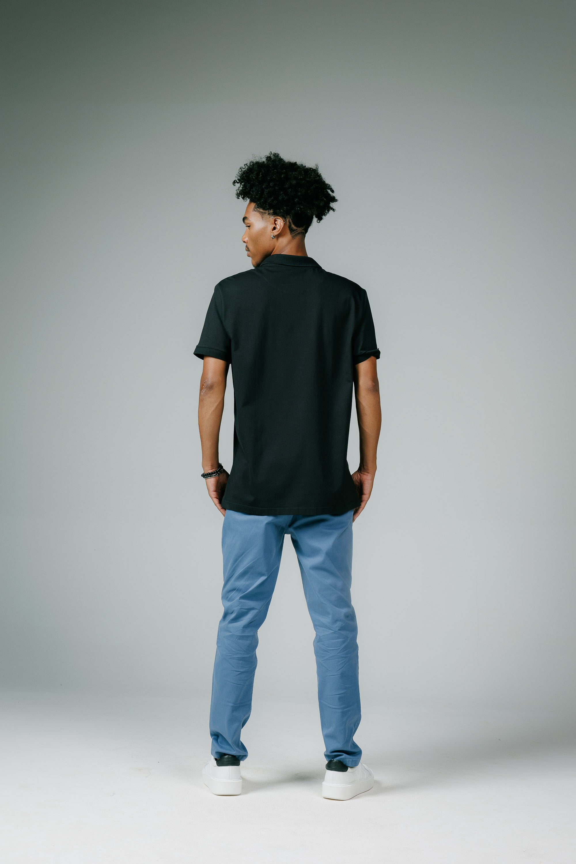 Polo Cotton Pima com Elastano Lisa