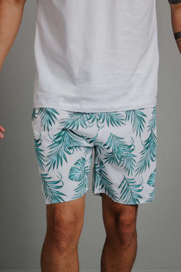 Short Praia Estampado com Elastano