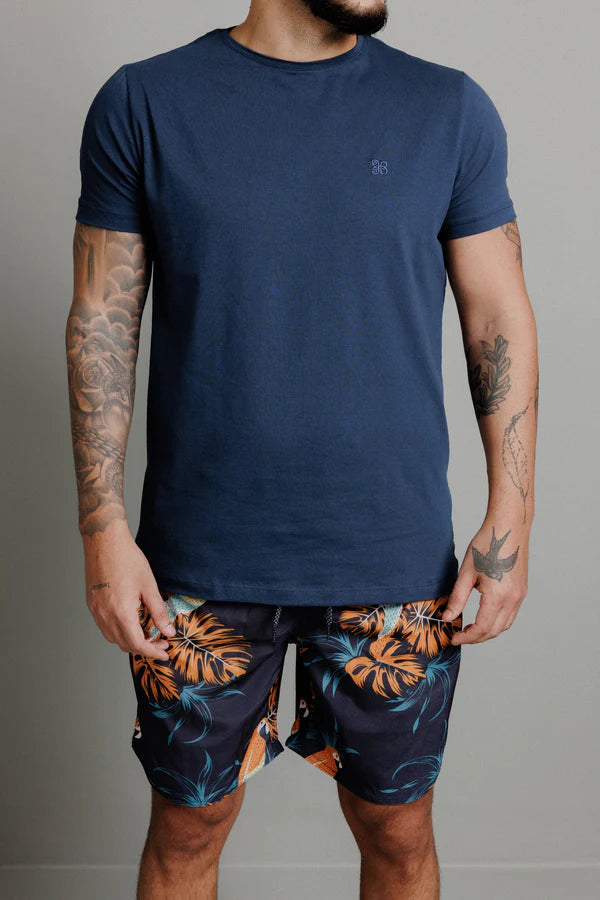 Short Praia Estampado com Elastano