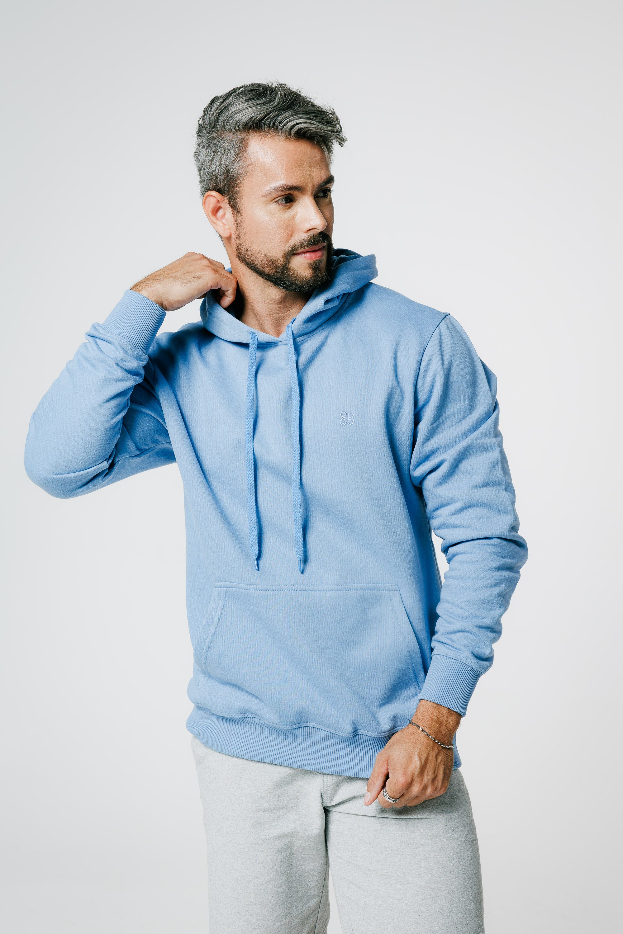Moletom Hoddie Canguru Liso Felpado 2 Cabos